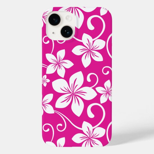 BLAUWE HAWAII (HOT PINK) Case-Mate iPhone CASE (Achterkant)