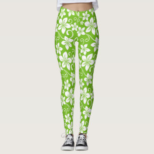 BLAUWE HAWAII (LIMOEN) LEGGINGS