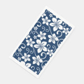 BLAUWE HAWAII (NAVY BLUE) SERVET (Hoek)