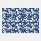 BLAUWE HAWAII (NAVY) INPAKPAPIER VEL (Voorkant)