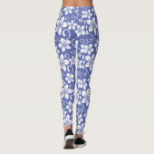 BLAUWE HAWAII (PERIWINKEL) LEGGINGS (Achterkant)
