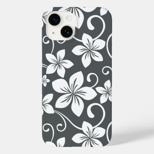BLAUWE HAWAII (PEWTER) Case-Mate iPhone CASE (Achterkant)
