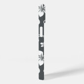 BLAUWE HAWAII (PEWTER) Case-Mate iPhone CASE (Achterkant / Rechts)