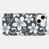 BLAUWE HAWAII (PEWTER) Case-Mate iPhone CASE (Achterkant (horizontaal))