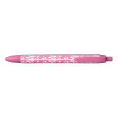 BLAUWE HAWAII (PINK) ZWARTE INKT PEN (Achterkant)