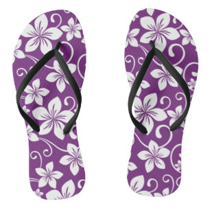 BLAUWE HAWAII (PLUM) TEENSLIPPERS