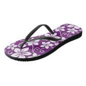 BLAUWE HAWAII (PLUM) TEENSLIPPERS (Schuin)