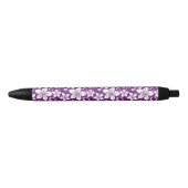 BLAUWE HAWAII (PLUM) ZWARTE INKT PEN (Voorkant)