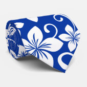 BLAUWE HAWAII (ROYAL BLUE) STROPDAS (Opgerold)