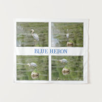 Blauwe helden tapijt