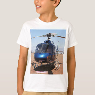 Blauwe helikopter t-shirt