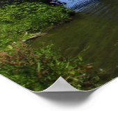 Blauwe hemden boven het Poster van het Otisco-meer (Hoek)