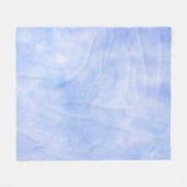 Blauwe hemden fleece deken (Voorkant (Horizontaal))