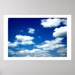 Blauwe hemden poster