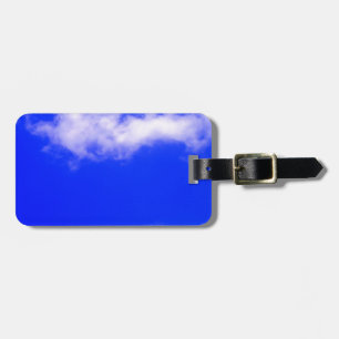 Blauwe hemel bagagelabel