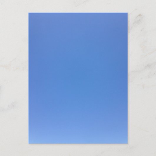 Blauwe hemel briefkaart (Voorkant)