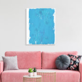 Blauwe hemel canvas afdruk (Insitu (Woonkamer))