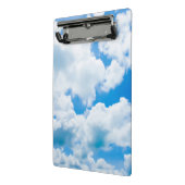 Blauwe hemel Clouds II + jouw tekst & ideeën Mini Klembord (Angled2)