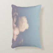 blauwe hemel en wolken gooien kussen (Voorkant(Verticaal))