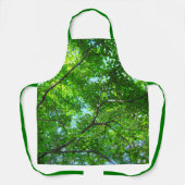 Blauwe hemel schort (Voorkant)