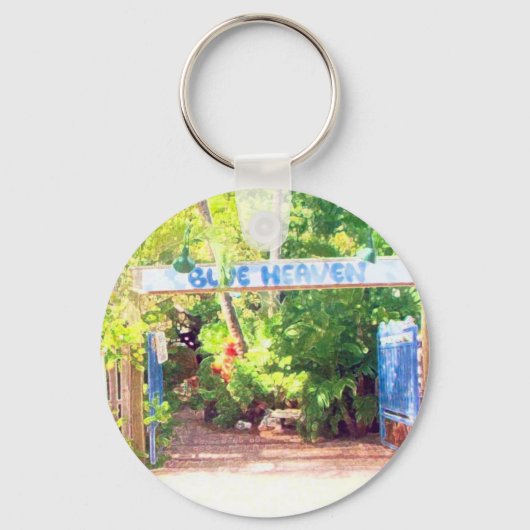 Blauwe hemel sleutelhanger (Voorkant)