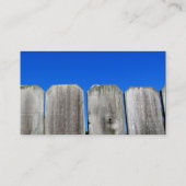 Blauwe hemel visitekaartje (Achterkant)