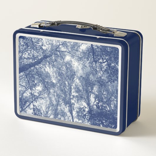 Blauwe herfst - Cyanotype-effect (Achterkant)