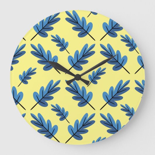 Blauwe herfst grote klok (Voorkant)