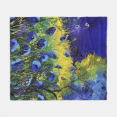 Blauwe herfst, Kunst Fleece Deken (Voorkant (Horizontaal))