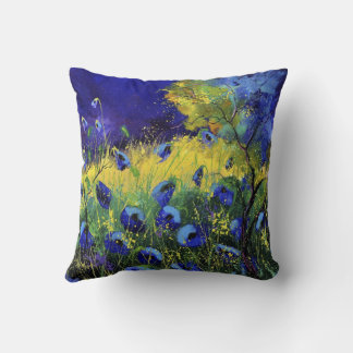 Blauwe herfst, Kunst Kussen
