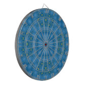 Blauwe herinneringen dartbord (Voorkant Links)