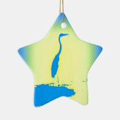 blauwe hert keramisch ornament (Rechts)