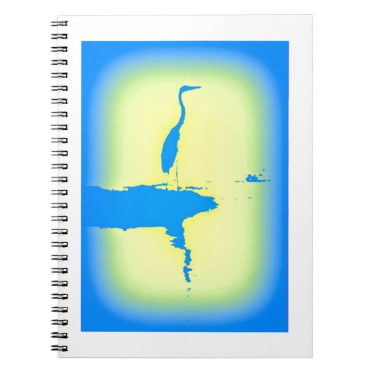 blauwe hert notitieboek (Voorkant)