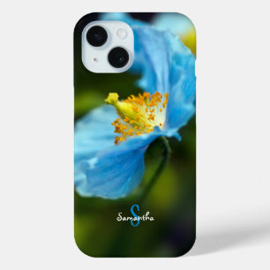 Blauwe Himalaya Papaver telefoonhoes