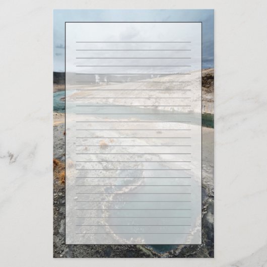 Blauwe hol briefpapier (Voorkant)