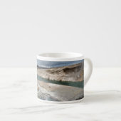 Blauwe hol espresso kop (Voorkant rechts)