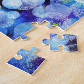 Blauwe hol in Dandelion Field Legpuzzel (Zijkant)