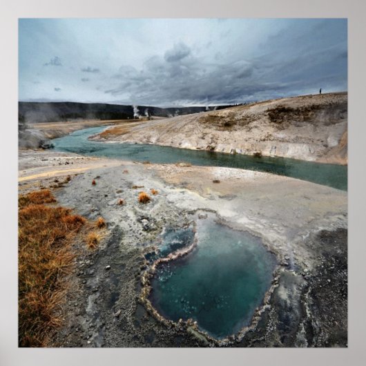 Blauwe hol poster (Voorkant)