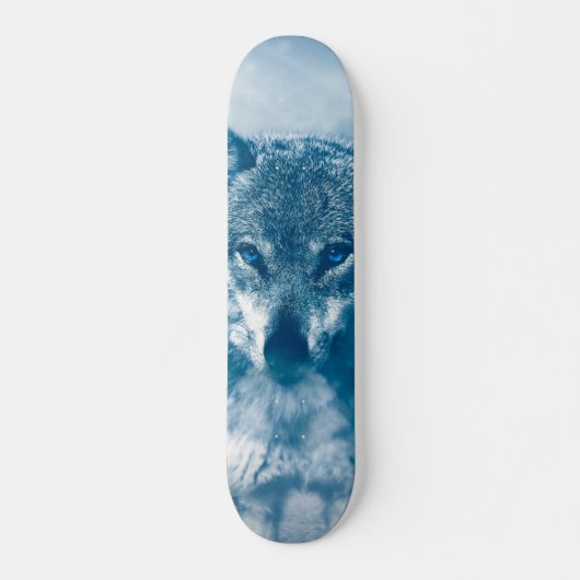 Blauwe hond skateboard (Voorkant)