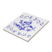 Blauwe hond tegeltje (Zijkant)