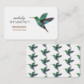 Blauwe hond visitekaartje (Voorkant / Achterkant)