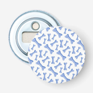 Blauwe Hondenbotten Delicate Schattige Honden Dier Button Flesopener