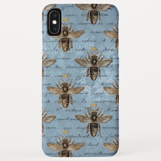  blauwe honingbijen Case-Mate iPhone case (Achterkant)