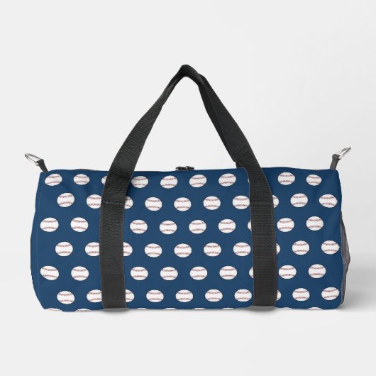 Blauwe honkbal duffel tas (Voorkant)