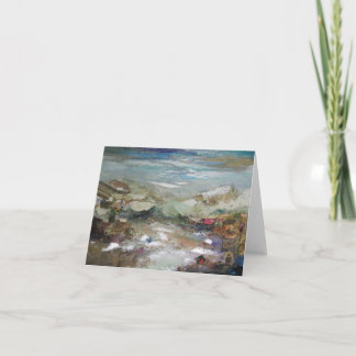 Blauwe Horizon Notecard Kaart