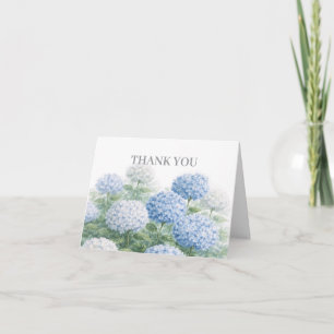 Blauwe Hortensia Bloem Schilderen Bedankt