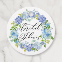 Blauwe Hortensia Bloemen Krans Bruidsdouche