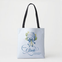 Blauwe hortensia boeket bruid's vrijgezel