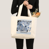 Blauwe Hortensia - Bruidsmeisje Grote Tote Bag (Voorkant (product))