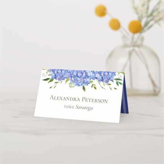 Blauwe Hortensia Bruiloft (Voorkant)